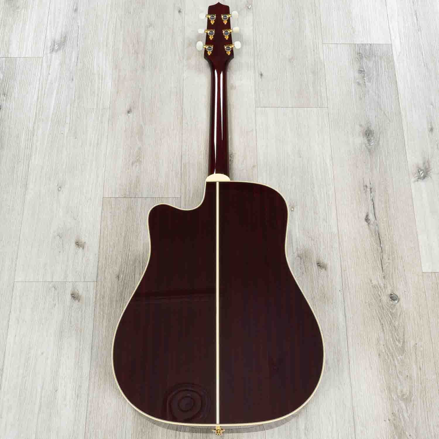 Takamine John Jorgenson Signature JJ325SRC Dreadnought Acoustic-Electric Guitar, Gloss Red