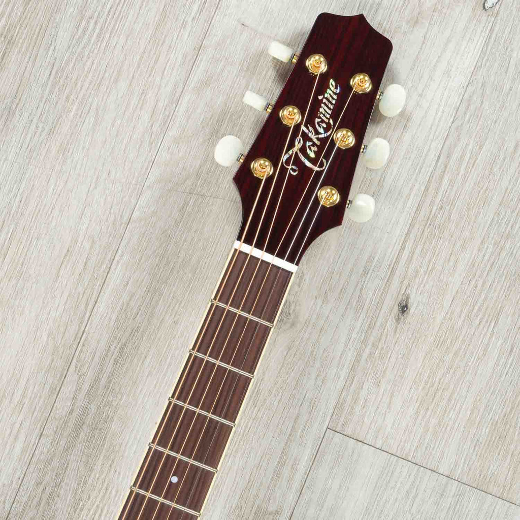 Takamine JJ325SRC John Jorgenson Signature Dreadnought Acoustic-Electric Guitar, Red Gloss