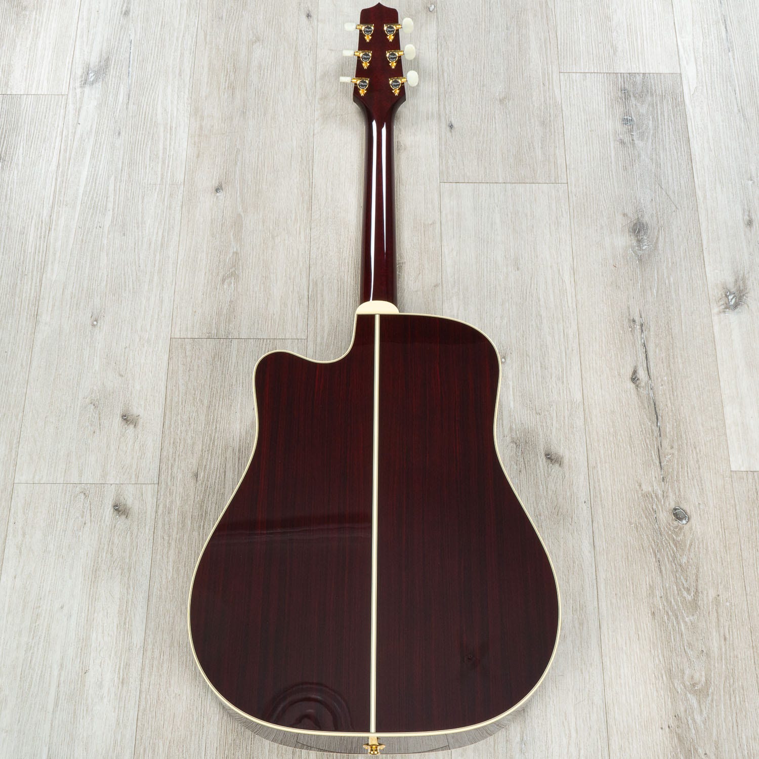 Takamine JJ325SRC John Jorgenson Signature Dreadnought Acoustic-Electric Guitar, Red Gloss