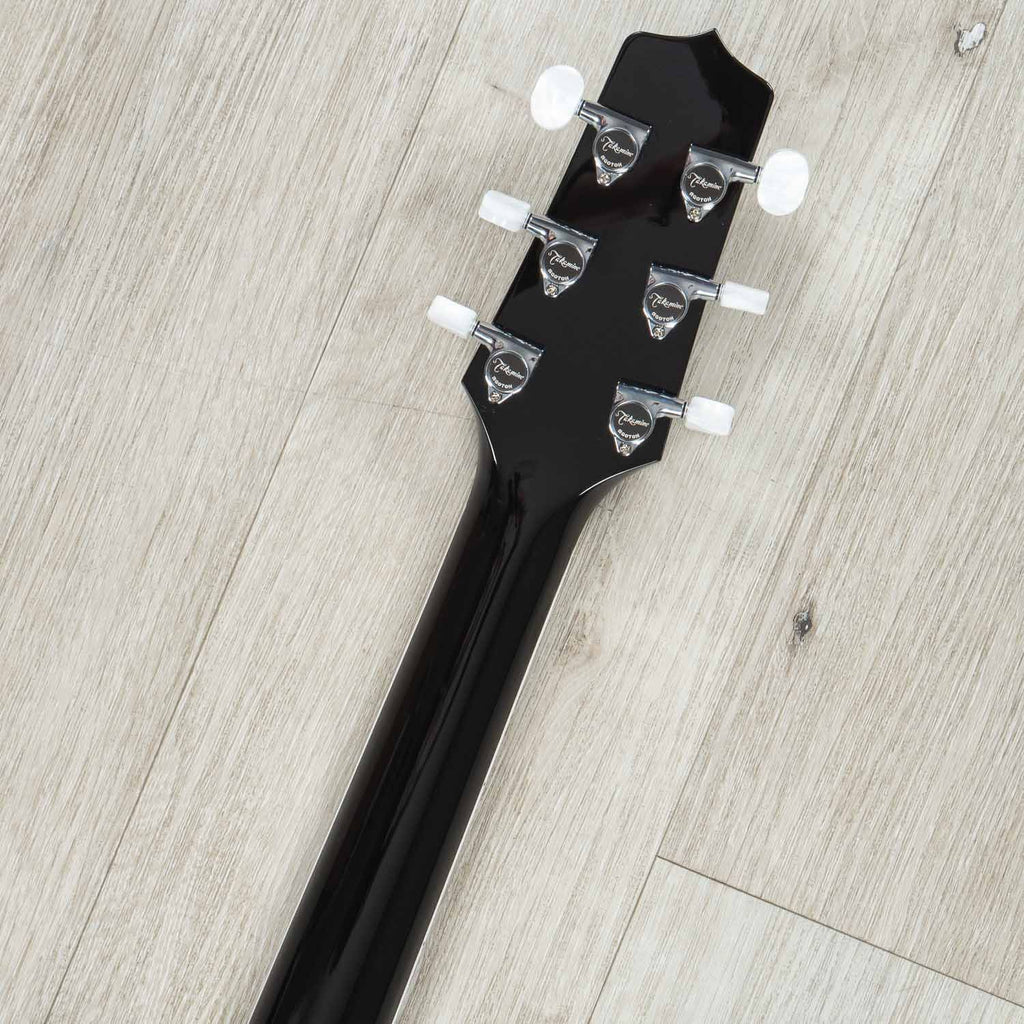 Takamine Deluxe Series EF341DX Dreadnought Acoustic-Electric Guitar, Rosewood Fretboard, Black