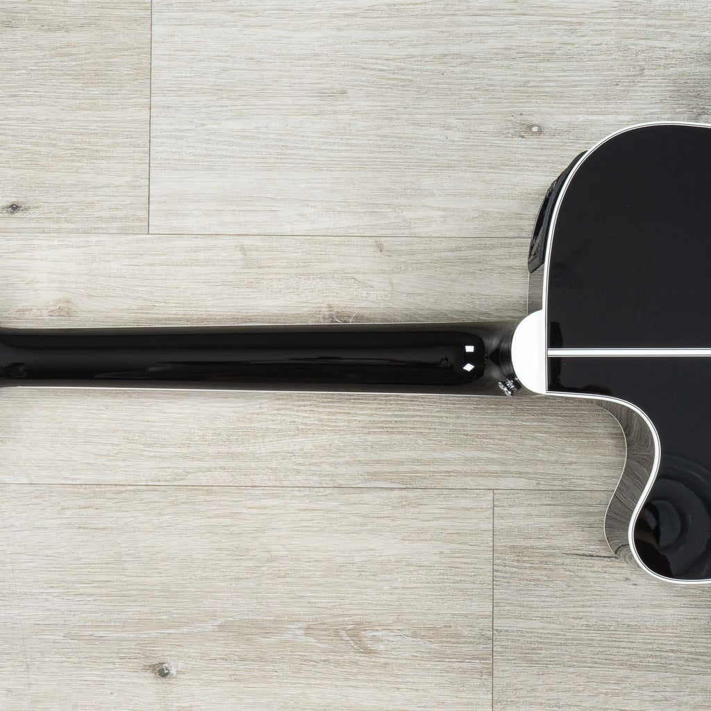 Takamine Deluxe Series EF341DX Dreadnought Acoustic-Electric Guitar, Rosewood Fretboard, Black