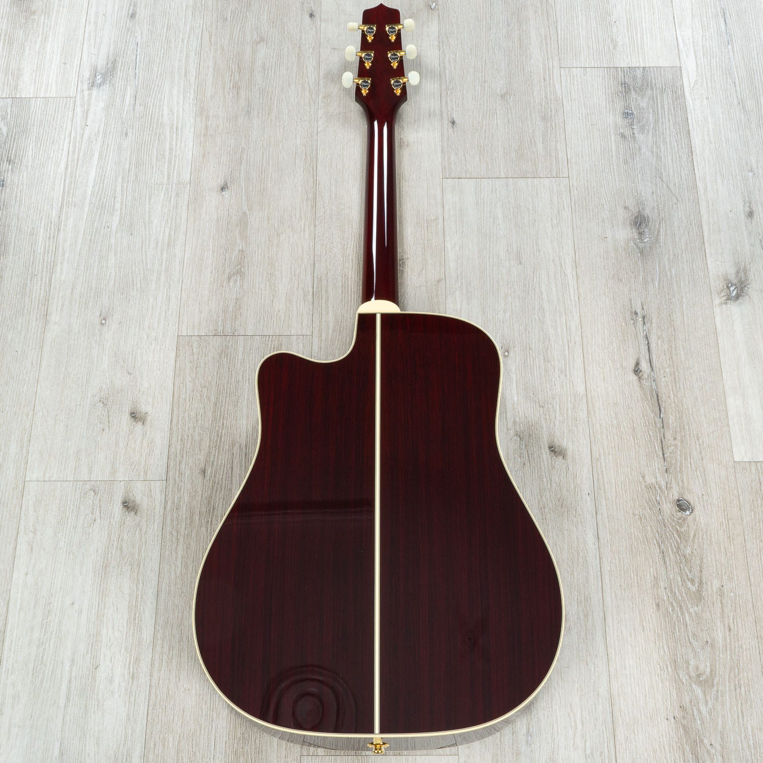 Takamine JJ325SRC John Jorgenson Dreadnought Signature Acoustic-Electric Guitar, Gloss Red