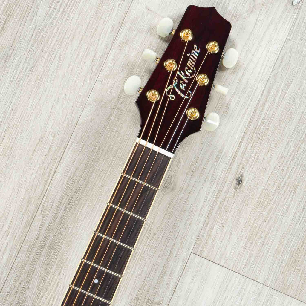 Takamine John Jorgenson Signature Series JJ325SRC Acoustic-Electric Guitar, Gloss Red Finish
