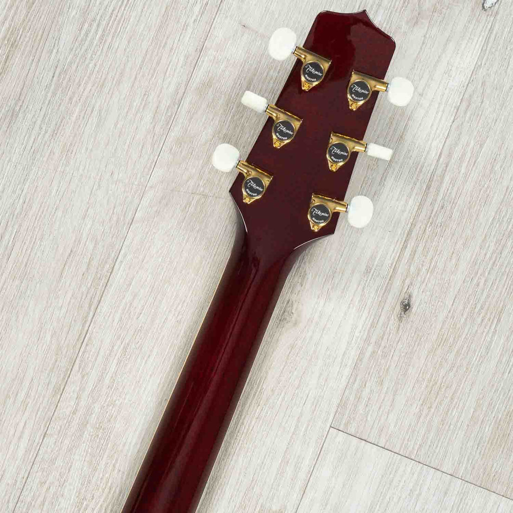 Takamine John Jorgenson Signature Series JJ325SRC Acoustic-Electric Guitar, Gloss Red Finish