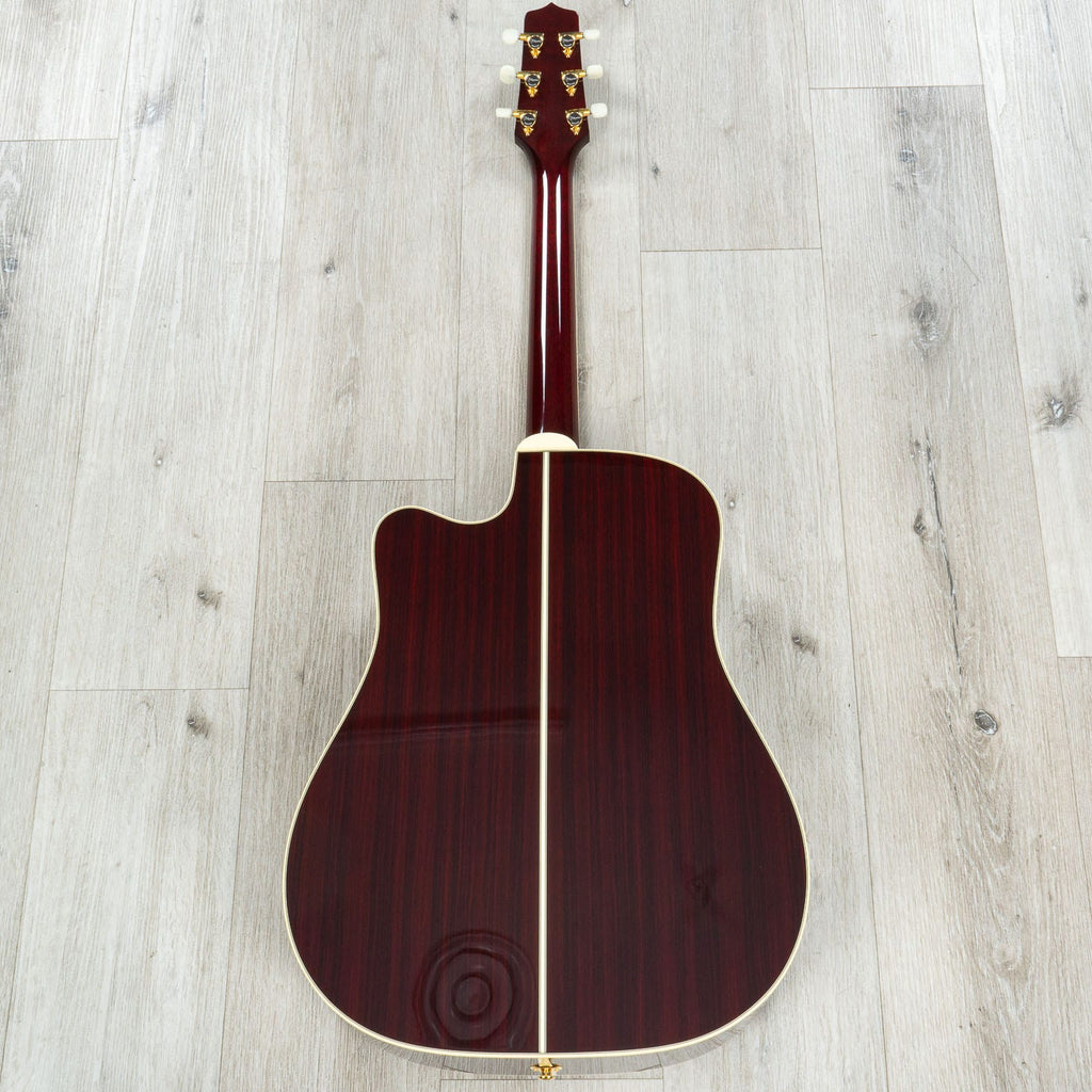 Takamine John Jorgenson Signature Series JJ325SRC Acoustic-Electric Guitar, Gloss Red Finish