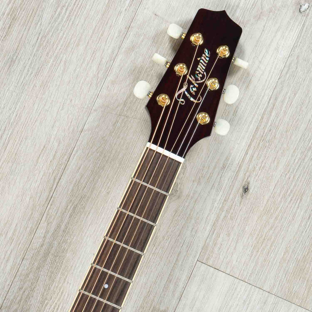 Takamine JJ325SRC Signature John Jorgenson Dreadnought Acoustic-Electric Guitar, Gloss Red