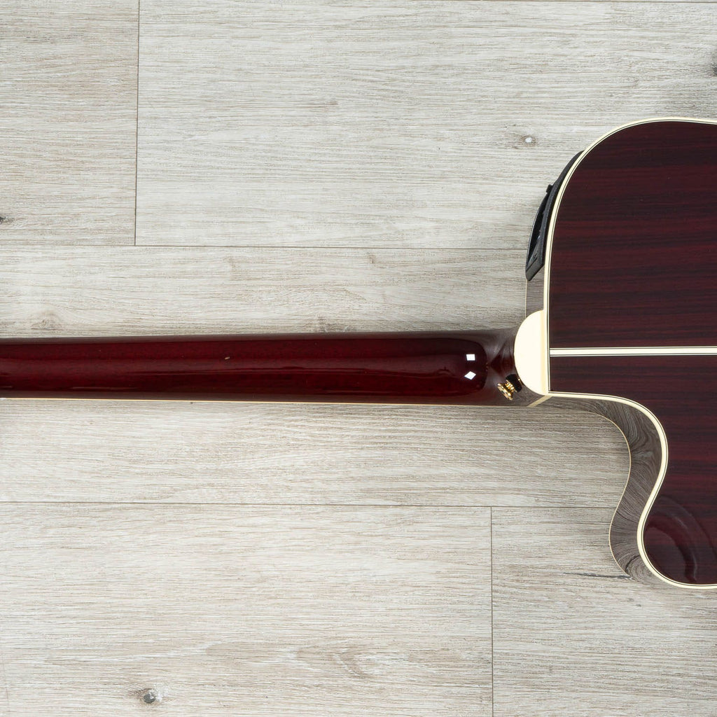 Takamine JJ325SRC Signature John Jorgenson Dreadnought Acoustic-Electric Guitar, Gloss Red