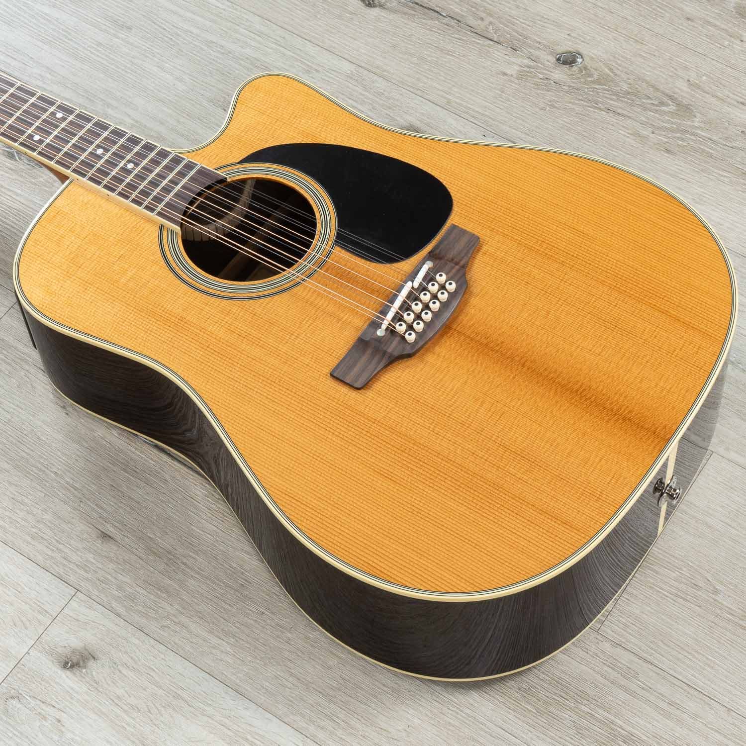 Takamine EF400SC TT 12-String Acoustic-Electric Guitar, Rosewood Fretboard, Solid Thermal Spruce Top