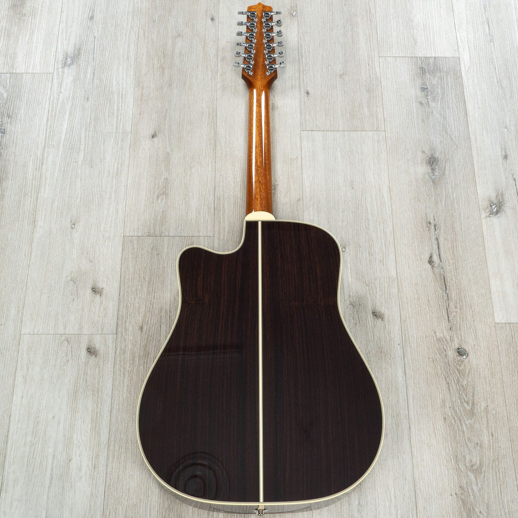Takamine EF400SC TT 12-String Acoustic-Electric Guitar, Rosewood Fretboard, Solid Thermal Spruce Top