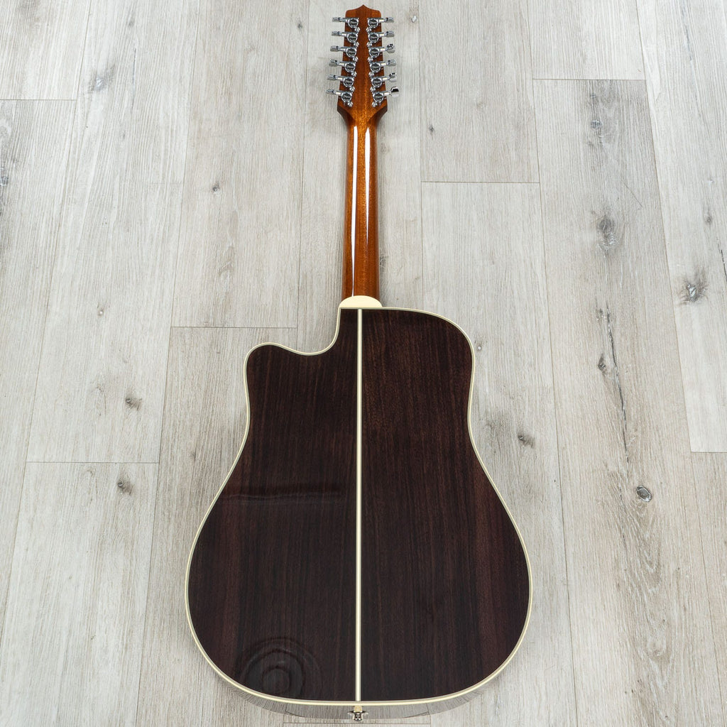 Takamine EF400SC TT 12-String Acoustic-Electric Guitar, Rosewood Fingerboard, Solid Thermal Spruce Top