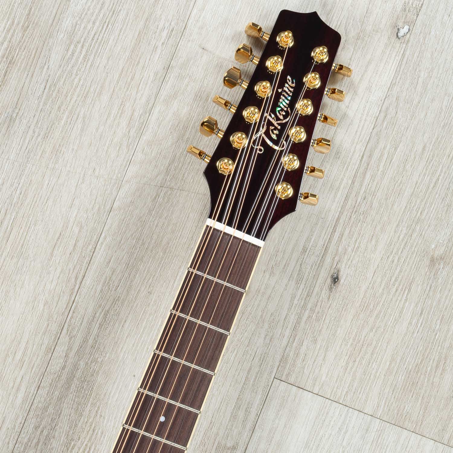 Takamine J325SRC-12 John Jorgenson Signature Dreadnought 12-String Acoustic-Electric Guitar, Gloss Red