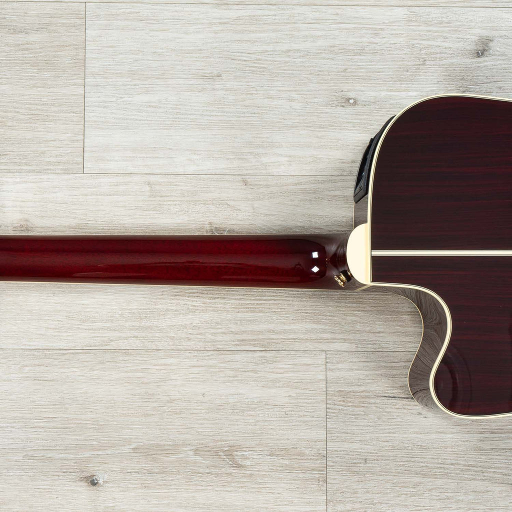 Takamine J325SRC-12 John Jorgenson Signature Dreadnought 12-String Acoustic-Electric Guitar, Gloss Red