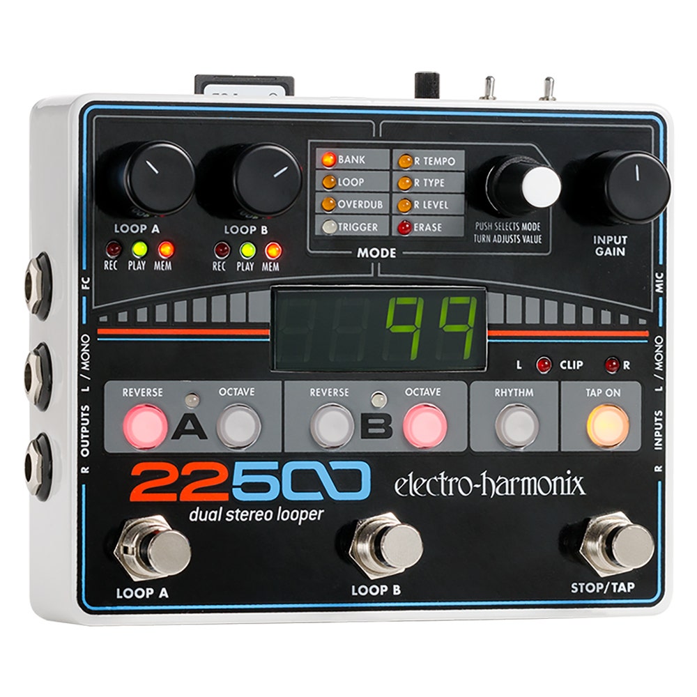 Electro-Harmonix 22500 Dual Stereo Looper EHX Guitar Effects Pedal