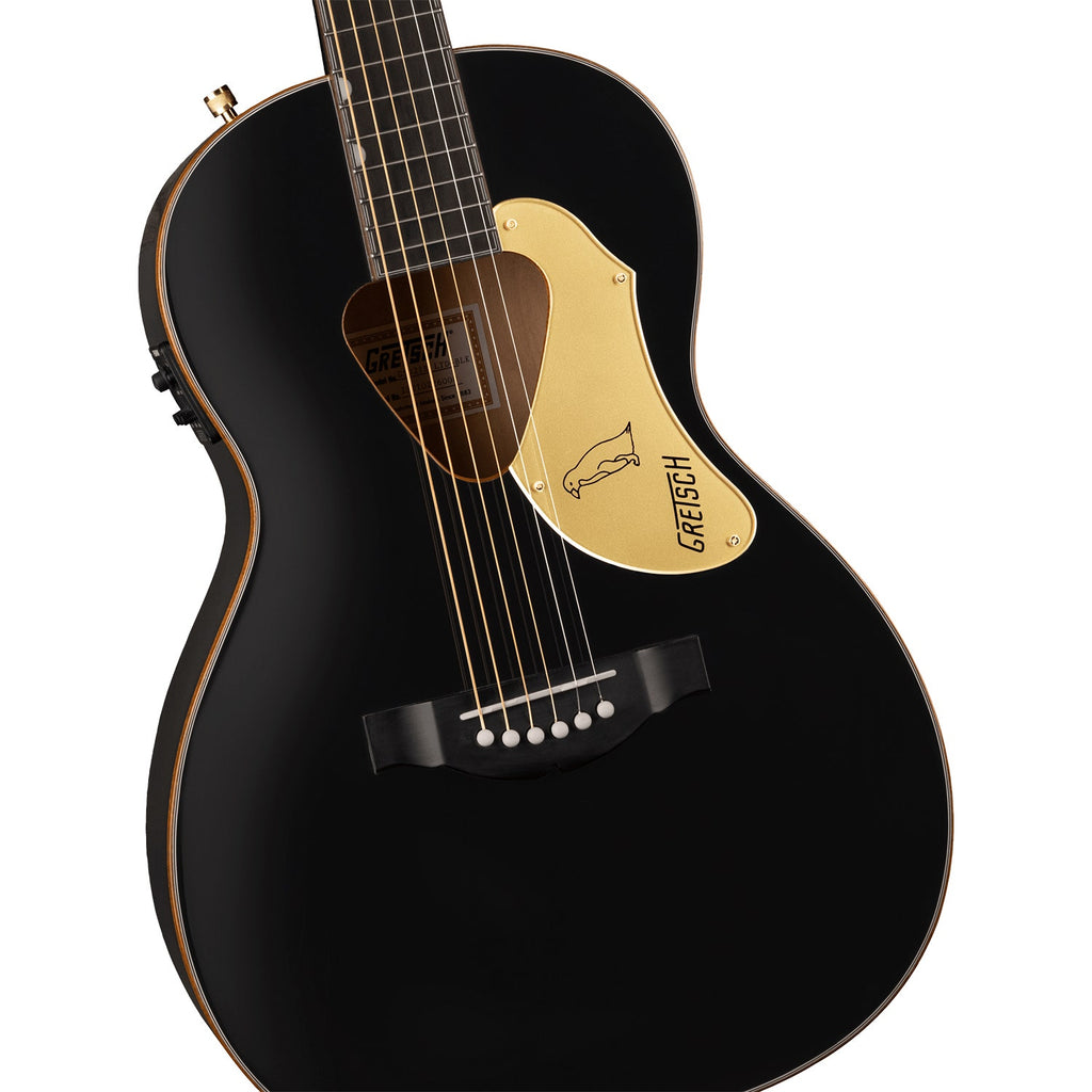 Gretsch G5021E Rancher Penguin Parlor Acoustic Electric Guitar, Black
