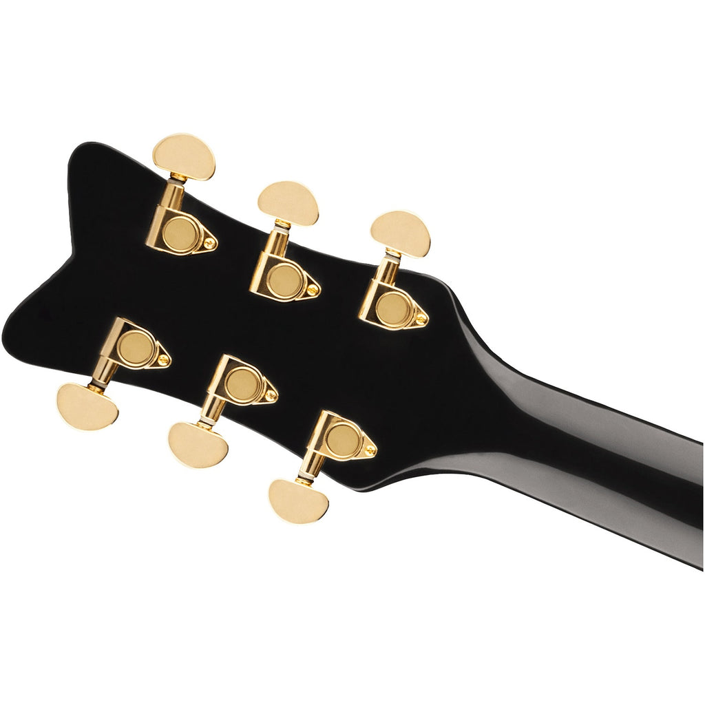 Gretsch G5021E Rancher Penguin Parlor Acoustic Electric Guitar, Black