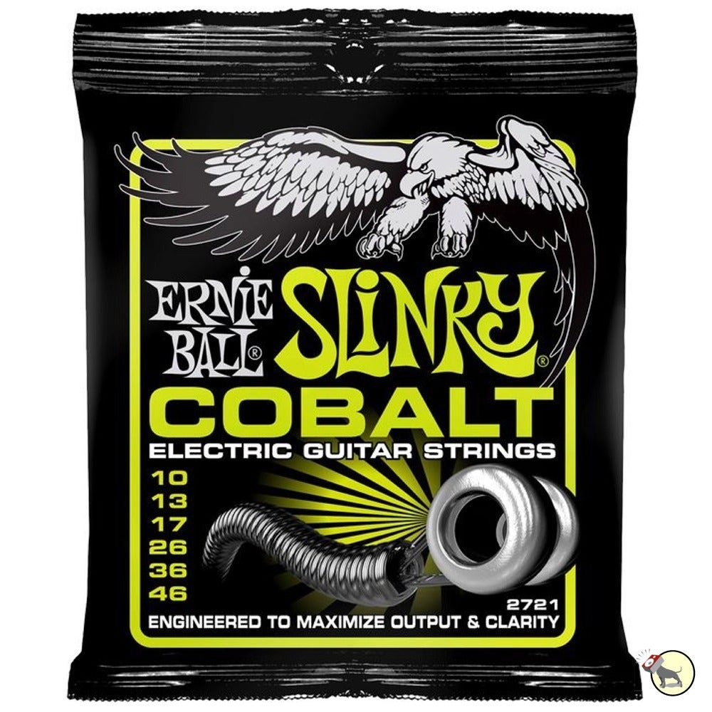 Ernie Ball 2721 Cobalt Regular Slinky Electric Guitar Strings (10-46)