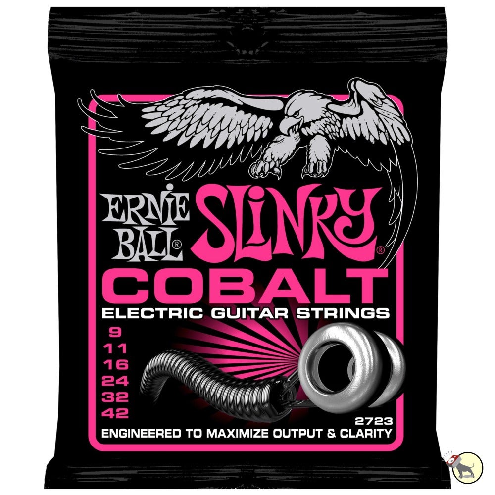 Ernie Ball 2723 Cobalt Super Slinky Electric Guitar Strings (9-42)