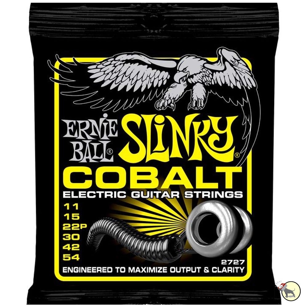 Ernie Ball 2727 Cobalt Beefy Slinky Electric Guitar Strings (11-54)