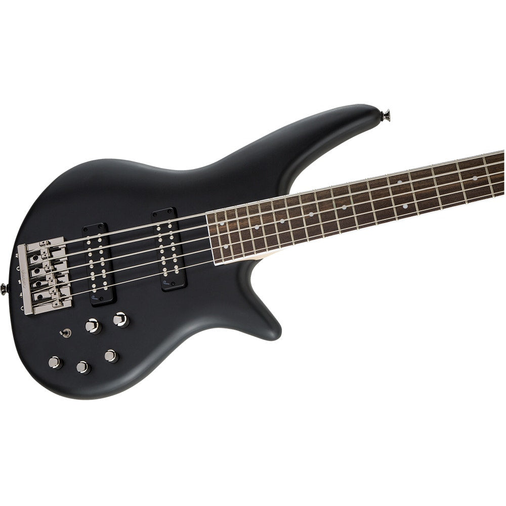 Jackson Guitars JS Series Spectra Bass Guitar JS3V, 5-String, Laurel Fingerboard, Satin Black