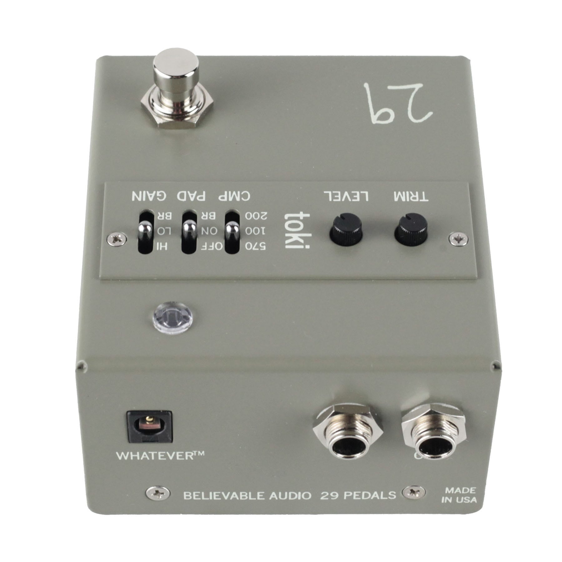 29 Pedals TOKI Fuzzy Driver Fuzz Guitar Effect Pedal