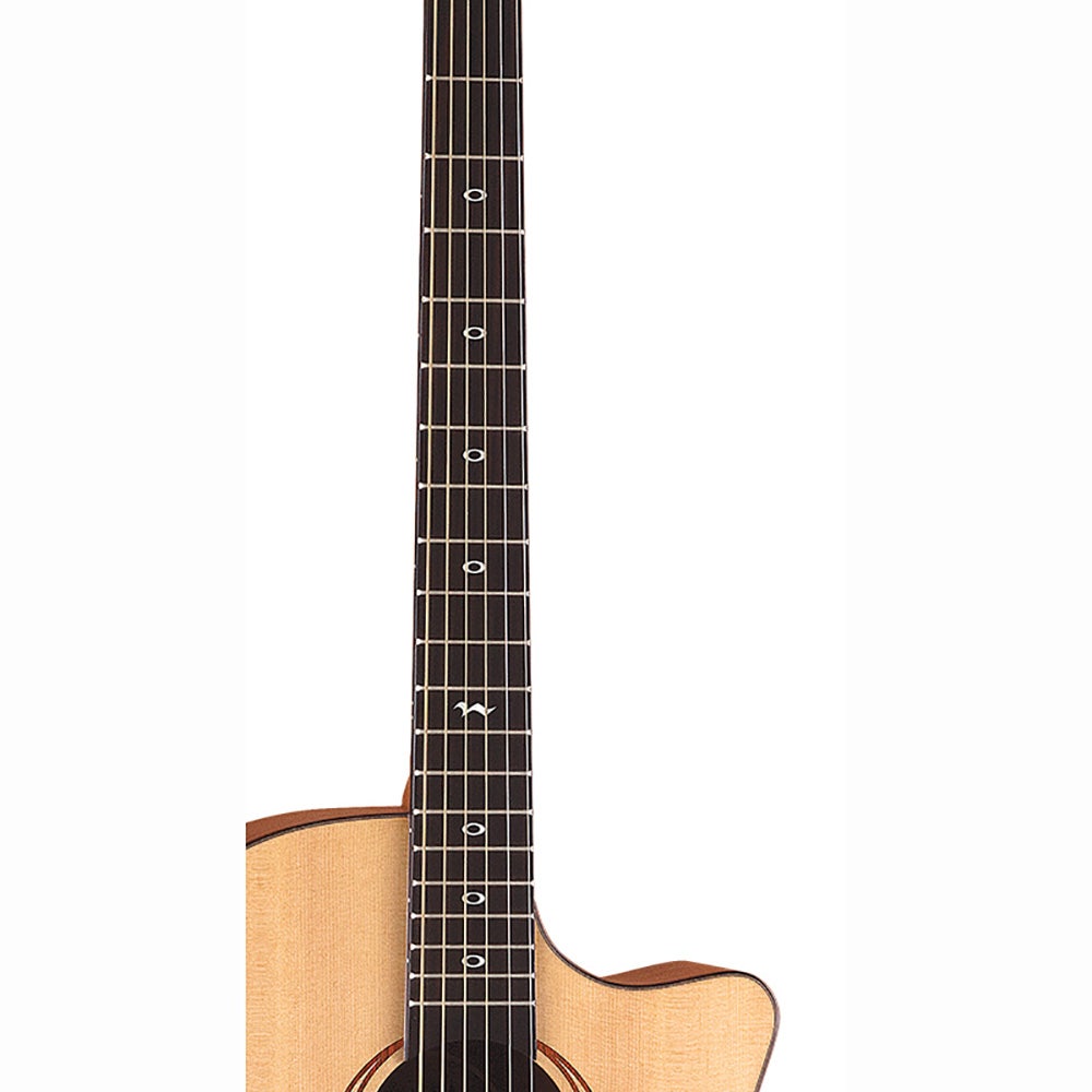 Luna SONG GC Heartsong Grand Concert Acoustic-Electric Guitar with USB Output - Natural