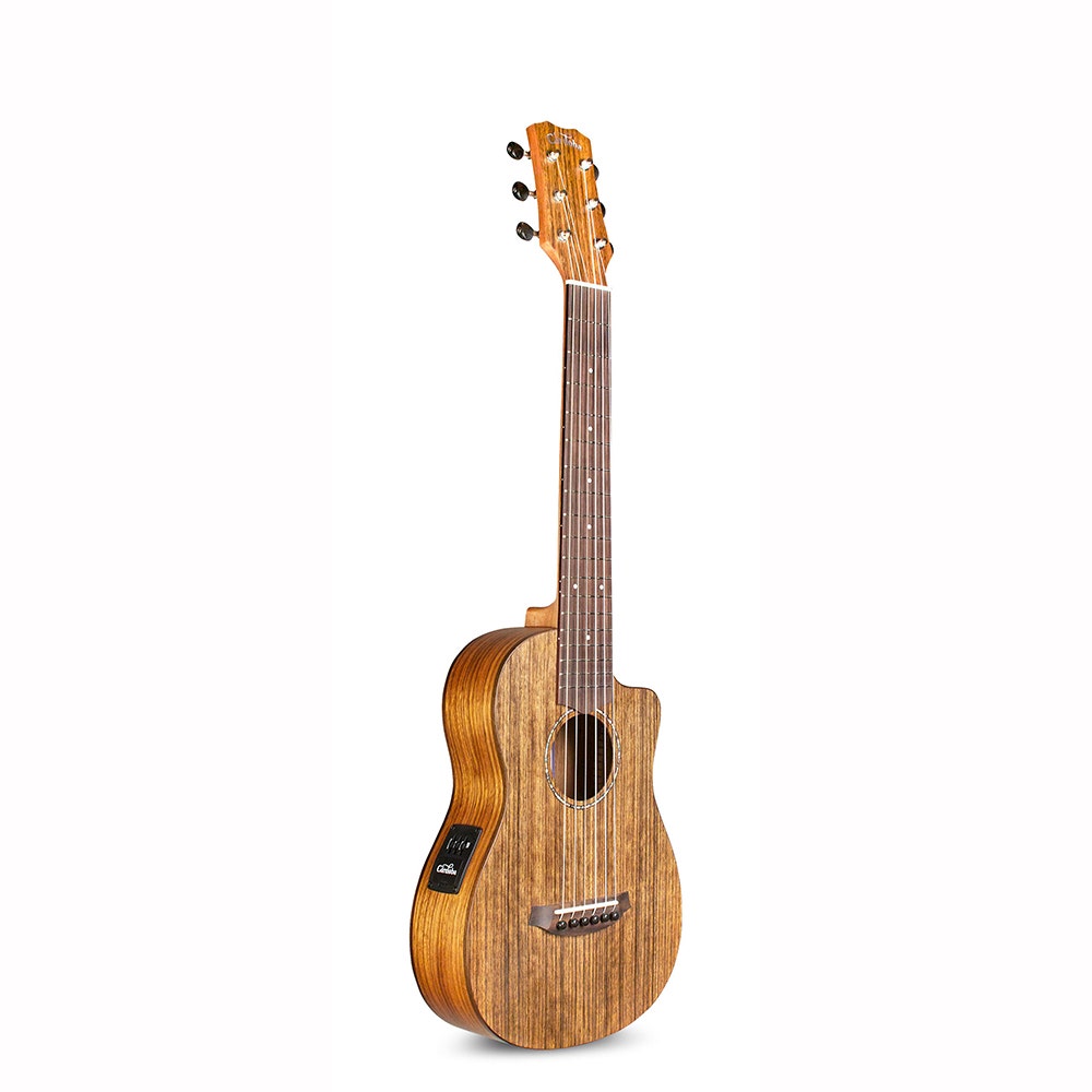 Cordoba Mini O CE Acoustic-Electric Nylon String Travel Guitar with Gig Bag