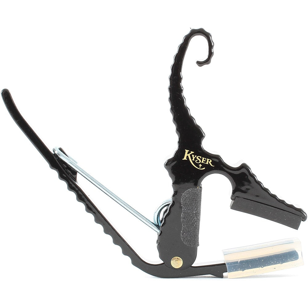 Kyser KG3B Short Cut 3-String Acoustic Guitar Capo - Black