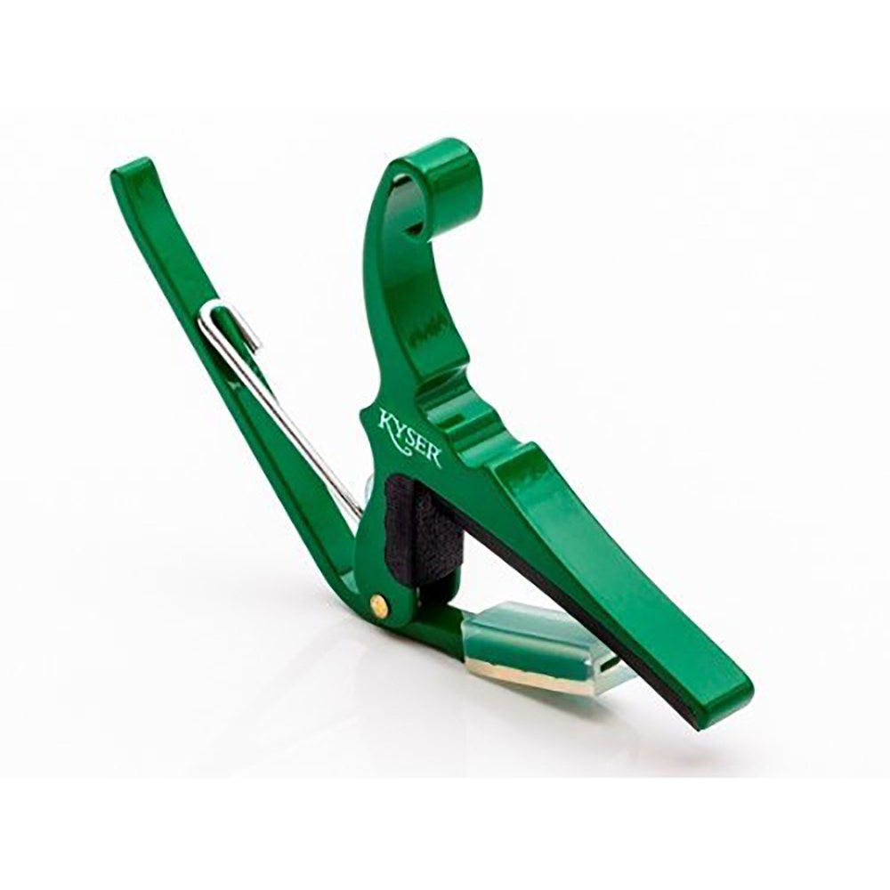 Kyser KG6EG 6-String Quick-Change Capo for Acoustic Guitars - Emerald Green
