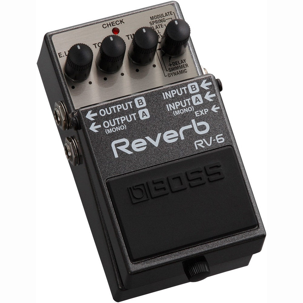 BOSS RV-6 Digital Reverb Guitar Effects Pedal