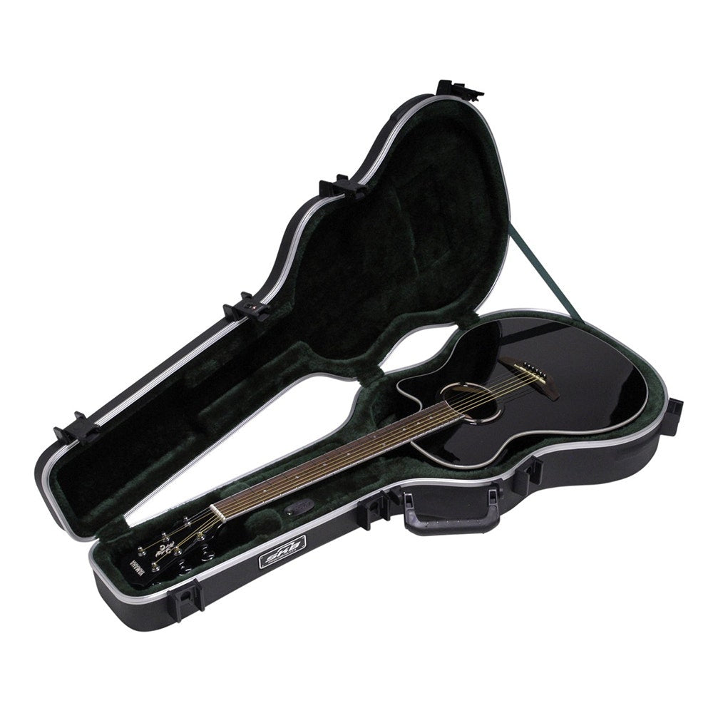 SKB Thin-line Acoustic-Electric/Classic Shaped Hardshell Case with TSA Latch & Over-Molded Handle