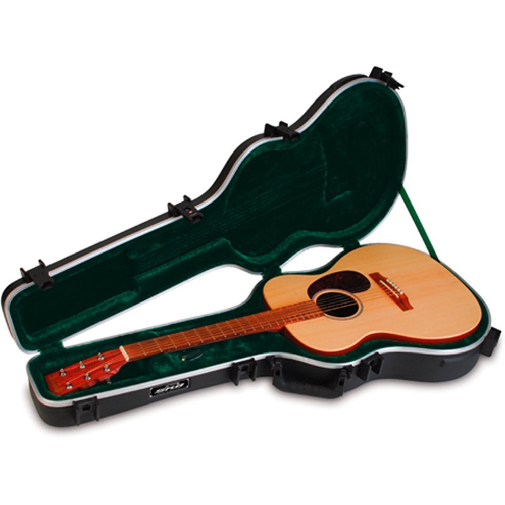 SKB 000 Size Acoustic Shaped Hardshell Case with TSA Latch & Over-Molded Handle