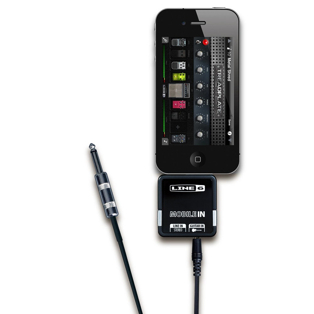 Line 6 Guitar Mobile In for IOS units ipod iPhone 4 iPad 1 or 2