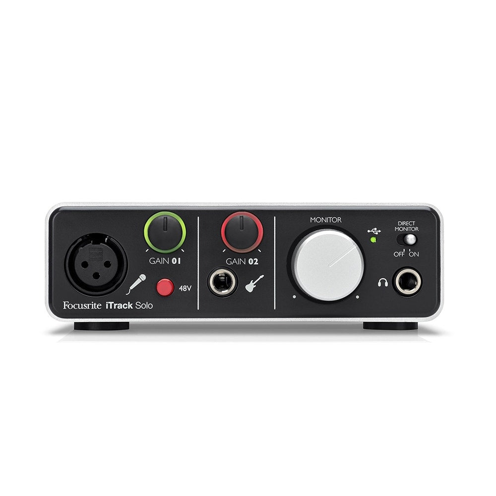 Focusrite iTrack Solo 2x2 iOS Audio Interface with Lightning Connectivity (B-STOCK)