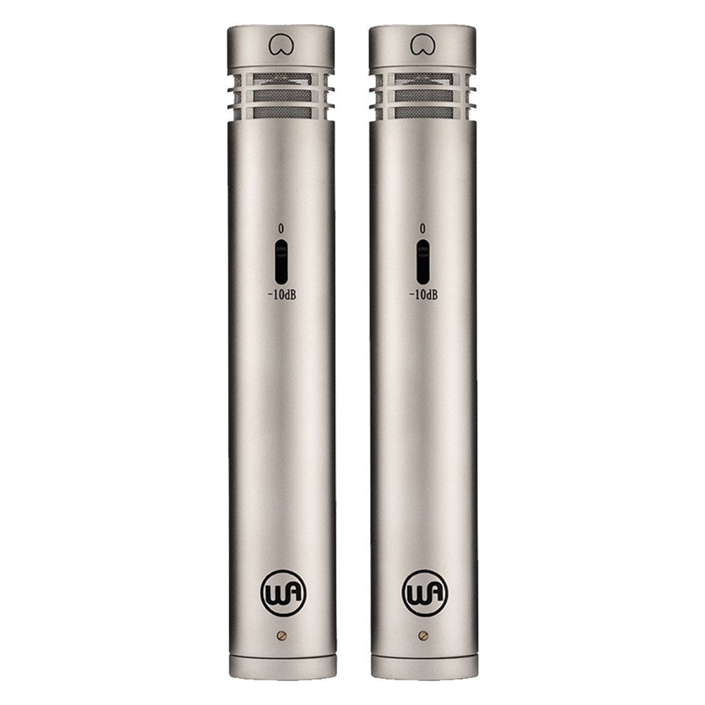 Warm Audio WA-84 Vintage Style Small Capsule Studio Microphone, Stereo Pair, Nickel (B-STOCK)