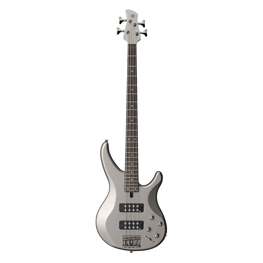 Yamaha B-Stock TRBX304 Electric Bass Guitar, Active EQ, Pewter