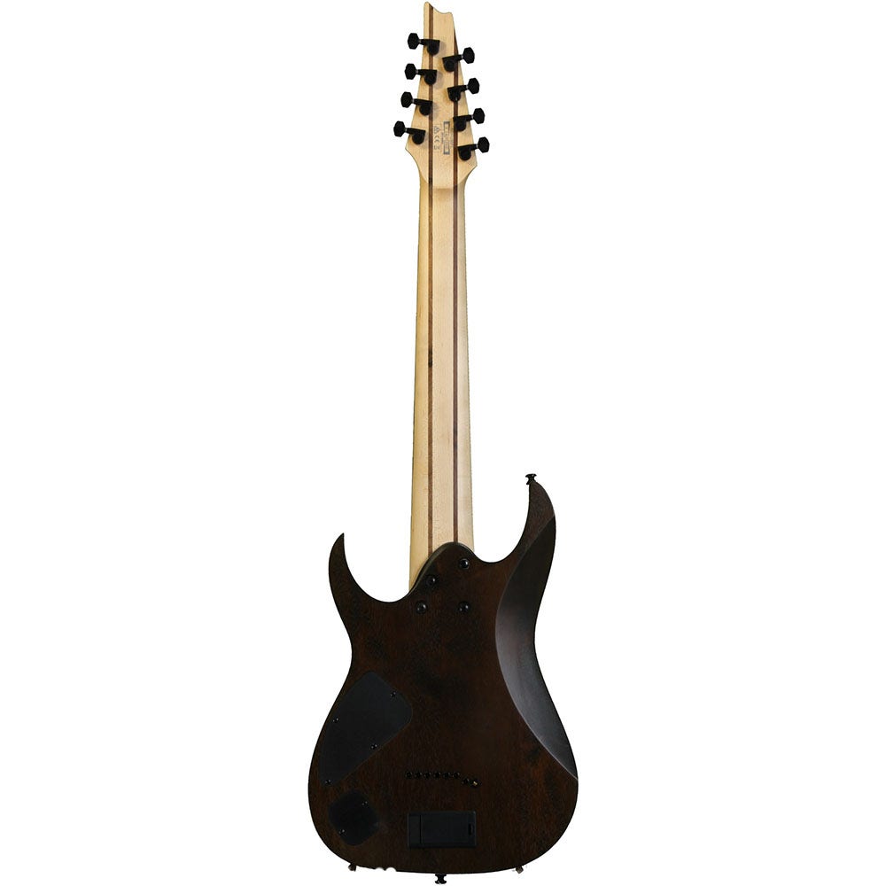 Ibanez RGIR28BFE Iron Label 8-string Solidbody Electric Guitar - Walnut Flat (B-Stock)