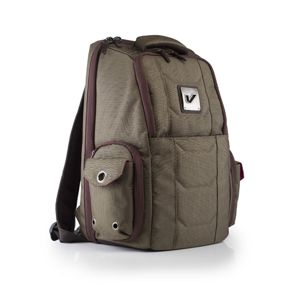 Gruv Gear VENUEBAG02-ELT Club Bag Elite Flight Smart Tech Backpack - Pewter/Crimson