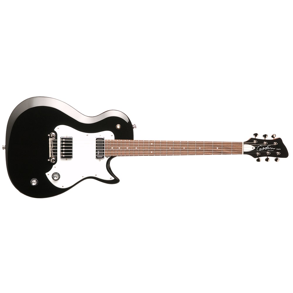 Godin 037889 Richmond Empire RN Single Cutaway Electric Guitar with Gig Bag - Black HG