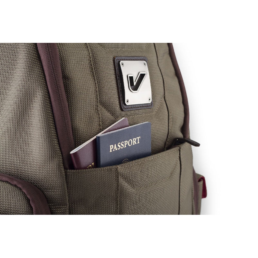 Gruv Gear VENUEBAG02-ELT Club Bag Elite Flight Smart Tech Backpack - Pewter/Crimson