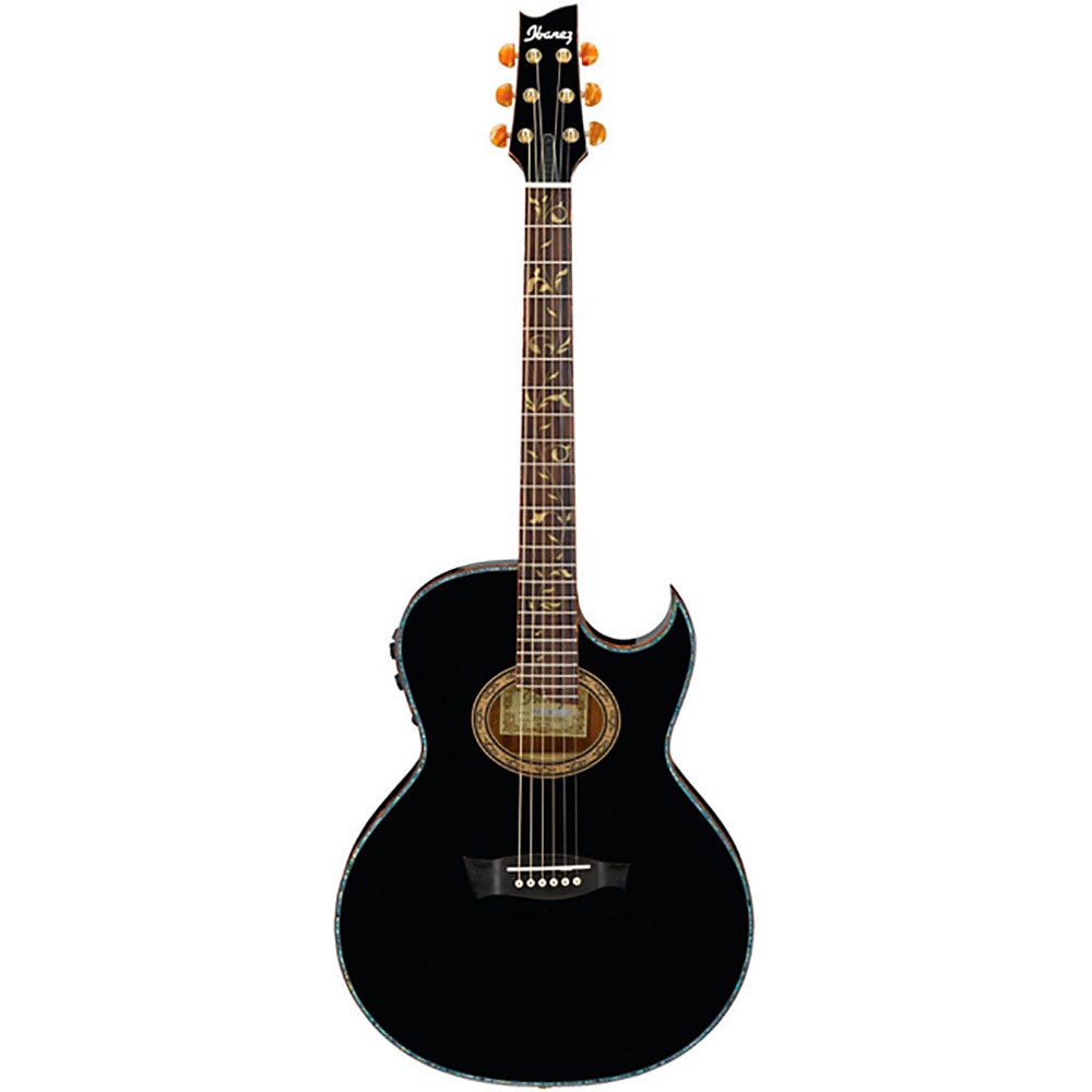 Ibanez EP10 Euphoria 10 Steve Vai Signature Acoustic-electric Guitar - Pearl Black (B-Stock)