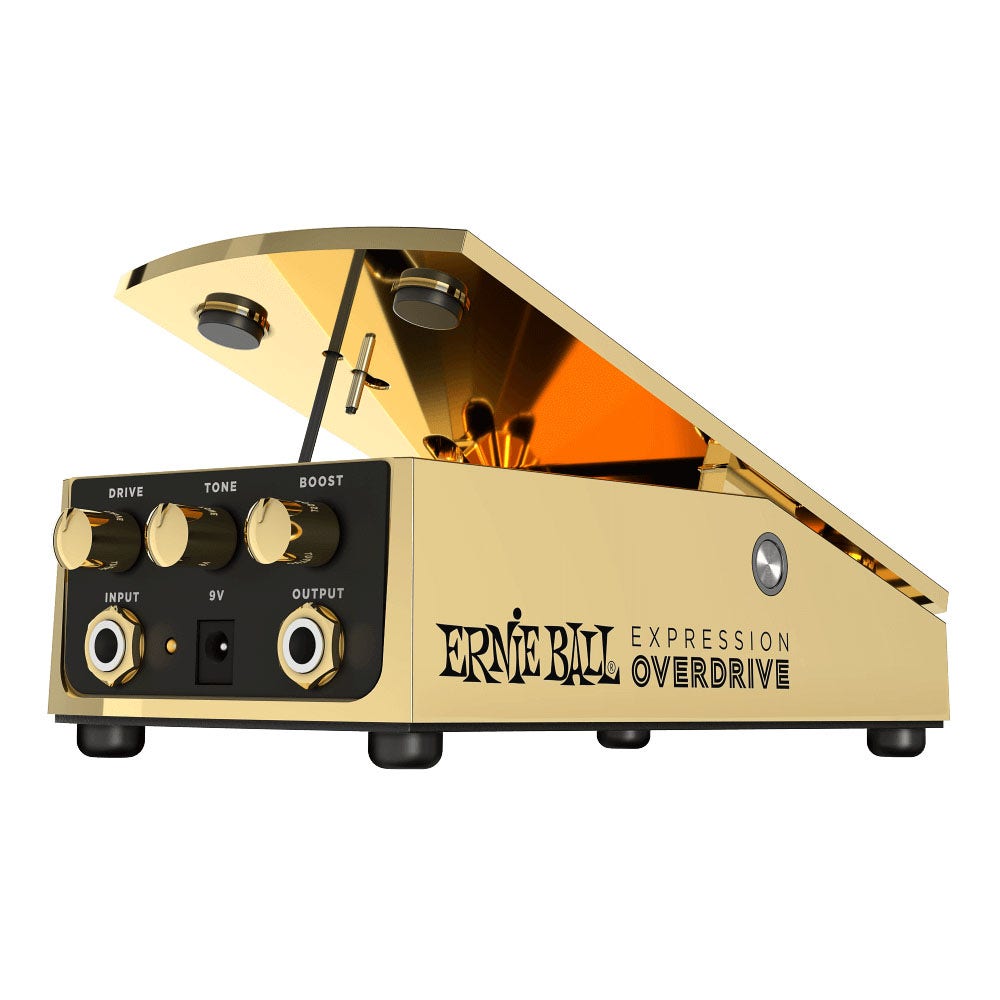 Ernie Ball Expression Overdrive Guitar Effects Pedal - Gold