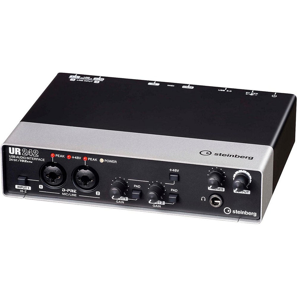 Steinberg UR242 USB 2.0 Audio Recording Interface with iPad Connectivity