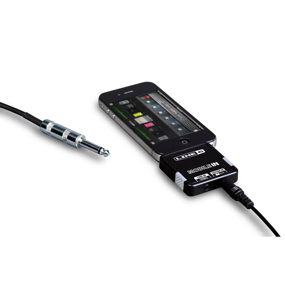 Line 6 Guitar Mobile In for IOS units ipod iPhone 4 iPad 1 or 2