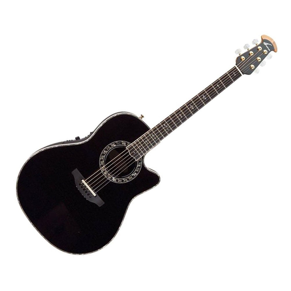 Ovation C2079AX-5 Custom Legend AX Deep Contour Cutaway Acoustic-Electric Guitar - Black