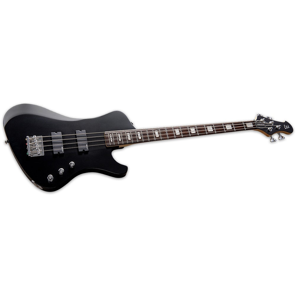 ESP LTD Stream-204 Electric Bass Guitar, Roasted Jotoba, Satin Black