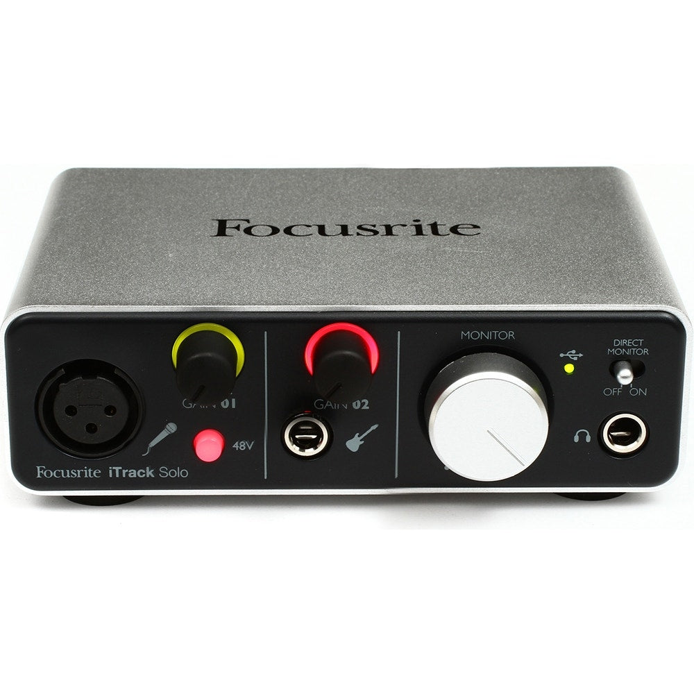 Focusrite iTrack Solo 2x2 iOS Audio Interface with Lightning Connectivity (B-STOCK)