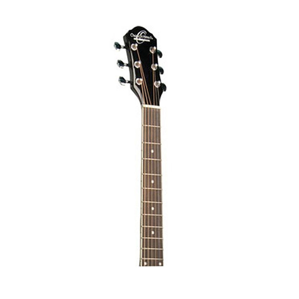Oscar Schmidt OG10CE-FLAG Cutaway Acoustic-Electric Guitar with American Flag Graphic