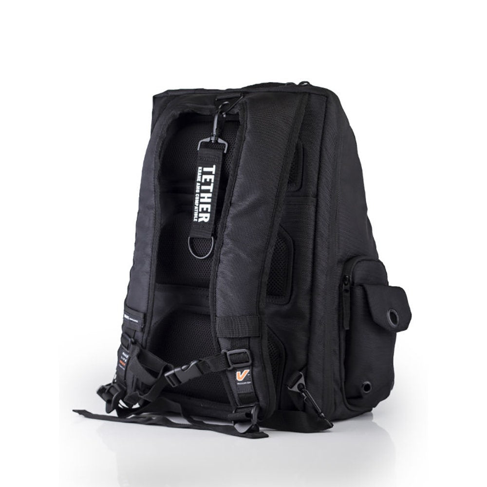 Gruv Gear VENUEBAG02-STL Club Bag Flight Smart Tech Backpack - Black/Stealth