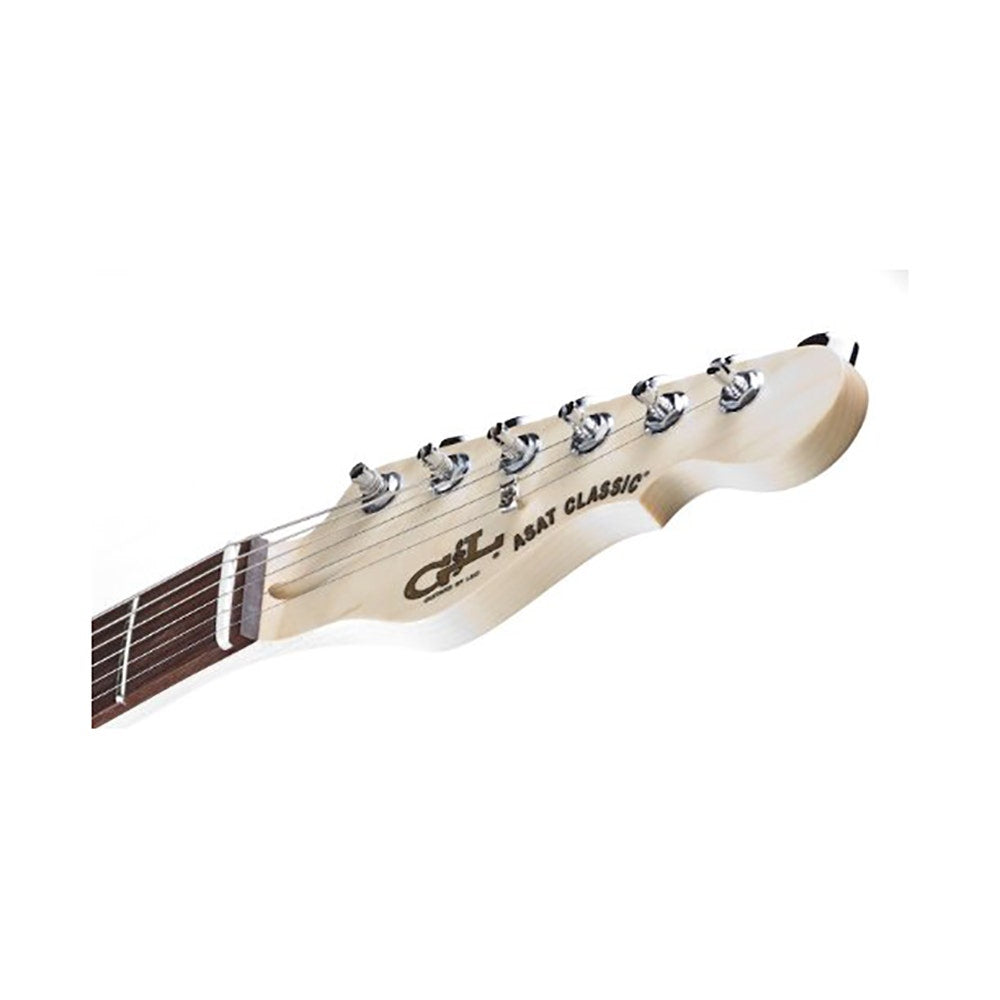 G&L USA ASAT Classic Bluesboy Semi-Hollow Electric Guitar, Rosewood Fingerboard, Hard Case - Whiskey