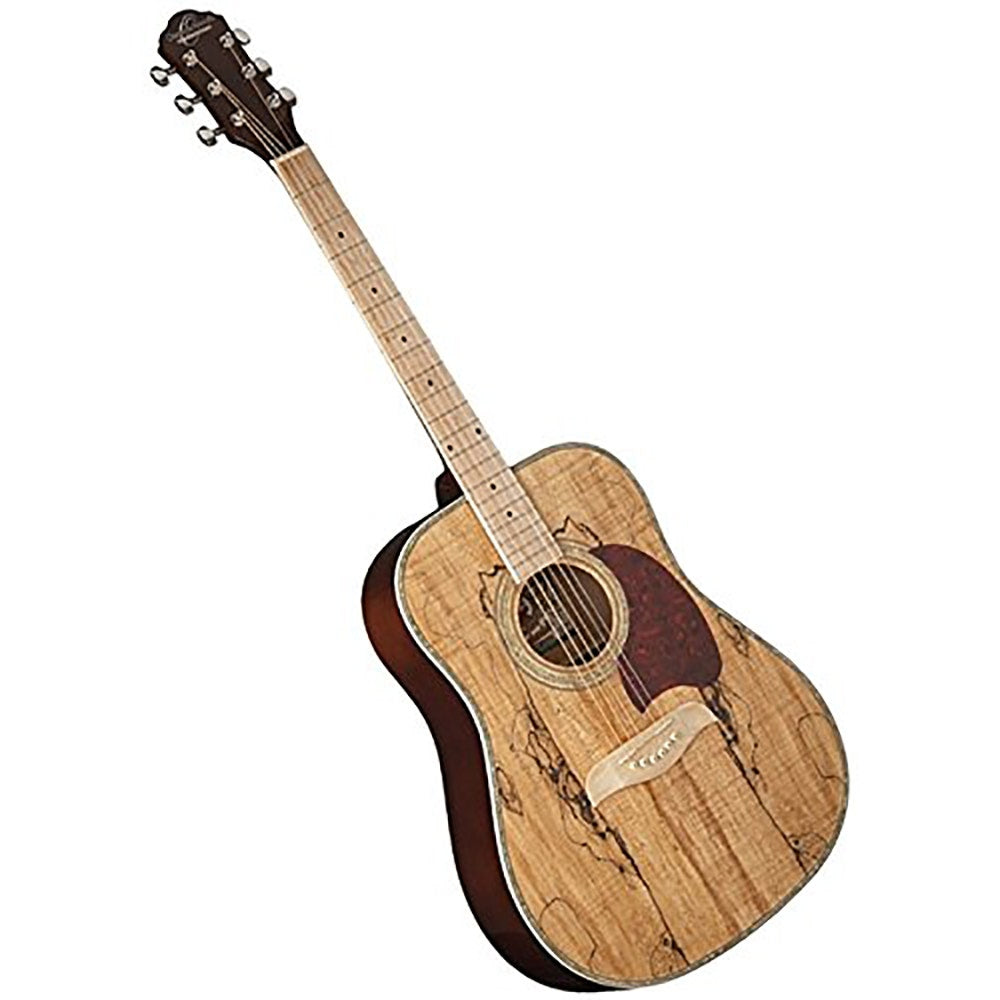 Oscar Schmidt OG2MFSM Spalted Maple Top Dreadnought Acoustic Guitar